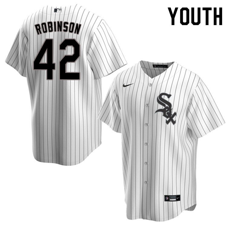 Nike Youth #42 Jackie Robinson Chicago White Sox Baseball Jerseys Sale-Pinstripe